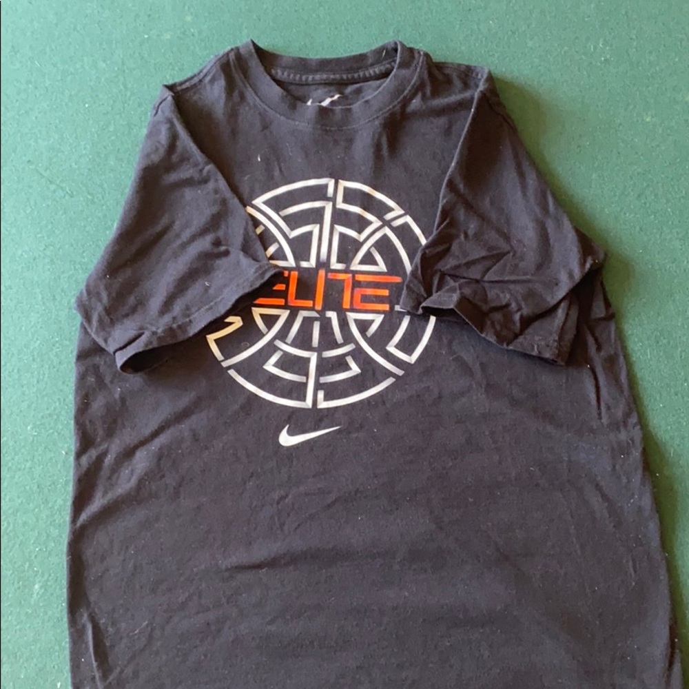T shirt black nike elite